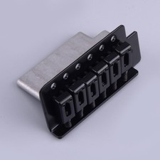 Black Tremolo Bridge System Kit Fit for Fender Strat Electric Guitar