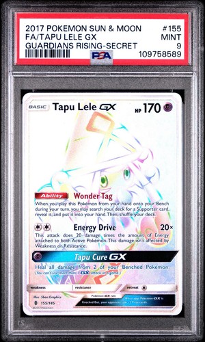 Tapu Lele-GX graded PSA 9 for sale on eBay