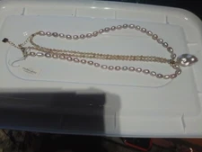 Park Lane Luna Necklace Freshwater Pearls Two Strands  18”+3” Jewelry