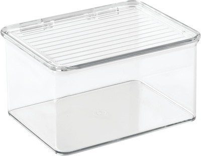iDesign Recycled Plastic Pantry and Kitchen Storage, Freezer 5.5 x 6.6 x 3.7 