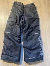 Columbia Omni Heat Omni Tech Kids Black Snow Ski Pants Sz XS 6/7