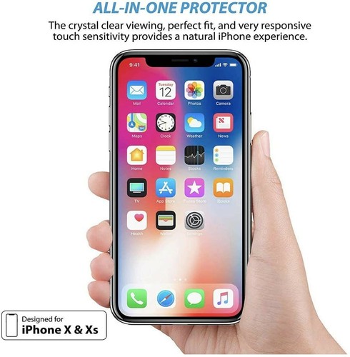 4 Pack Beam Electronics Screen Protectors for iPhone X, iPhone XS, iPhone 11 Pro - 第 3/7 張圖片