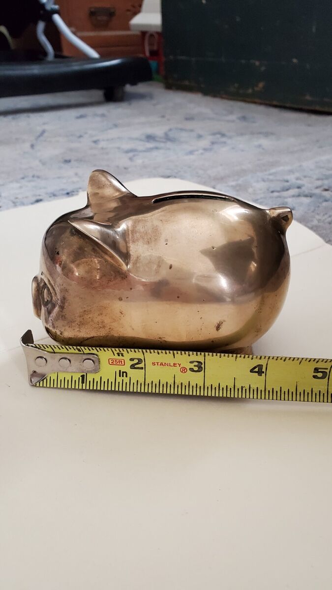 Stanley Brass Piggy Bank