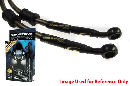 Goodridge GOLD Yamaha FZS600 FAZER98-03 Race Front SS Braided Brake Lines - Picture 2 of 2