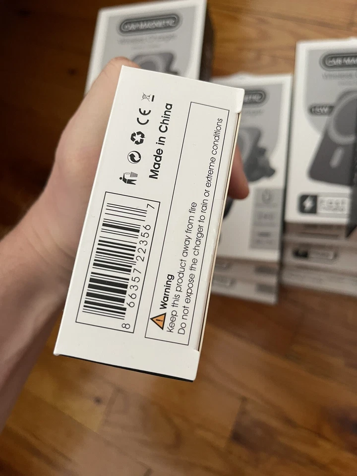 Lote por atacado de 20 carregador sem fio MagSafe e suporte de carro para iPhone - Imagem 4 de 4