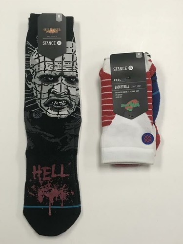 Stance Socken - SOCKENPAKET - Hellraiser & Space Jam Socken - Herren Medium - Neu