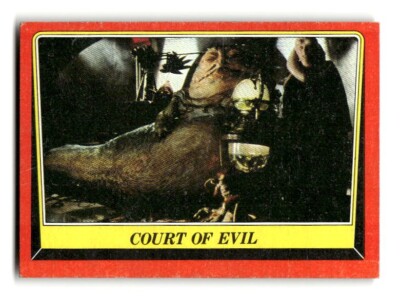 '83 Topps Star Wars Return of the Jedi Picture Card Series #13 Jabba the Hutt