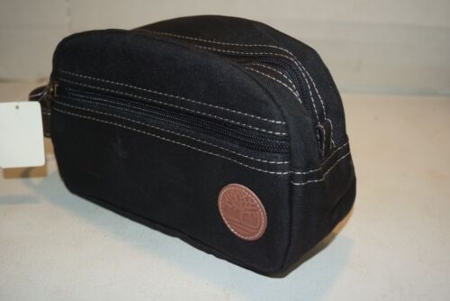 Timberland Men's Core Canvas Travel Kit Bag Polyester Black - Picture 3 of 9