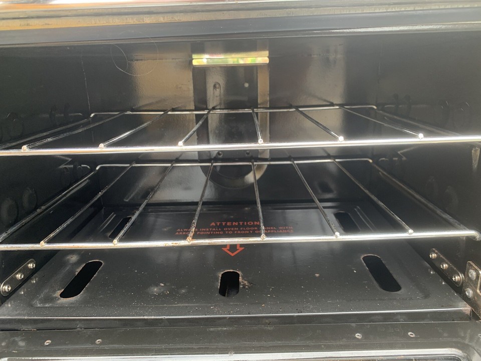 Gas cooker 2 flame camping stove with oven with lid oven hob cooker