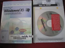 MICROSOFT WINDOWS 98 FULL ENGLISH VERSION OPERATING SYSTEM MS WIN =NEW SEALED=