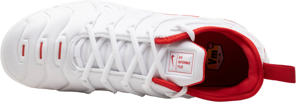 Preços baixos em Nike Air VaporMax Plus White University Red | eBay