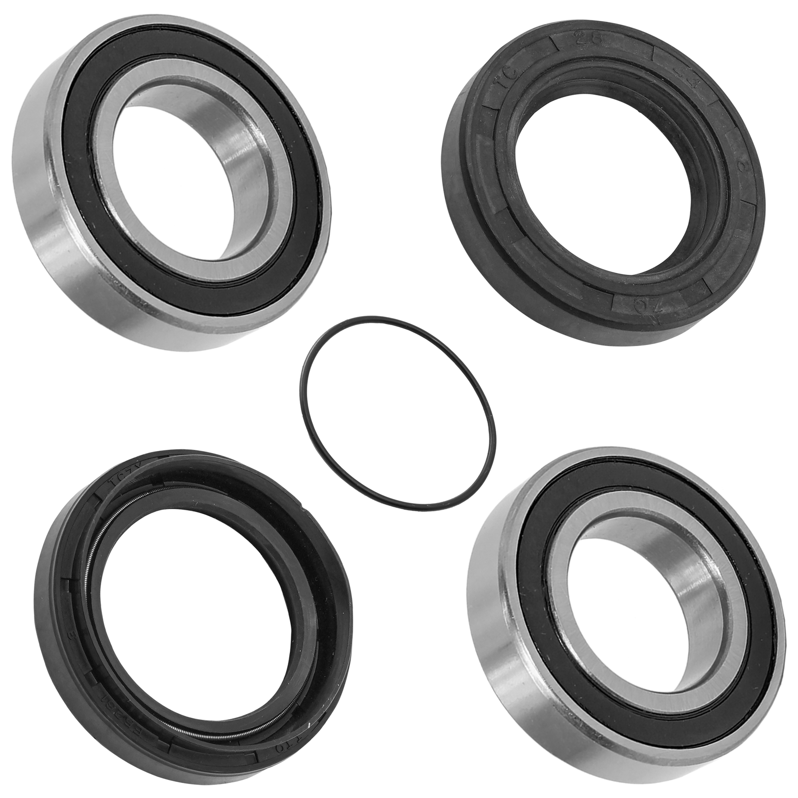 Caltric Middle Drive Gear Oil Seal Compatible With Yamaha Rhino 450 YXR450F 2006-2009 - Replacement Seal