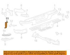 GM OEM 15-22 Canyon Rear Bumper Bumper Components-Outer Bracket 22900983