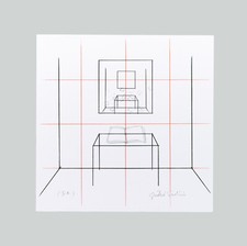 Giulio PAOLINI - "Composizione", 2021 - Litografia 30 x 30 cm