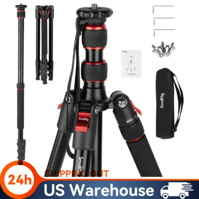 SmallRig 68'' Camera Tripod Monopod Travel Tripod w/ Video Head for Camera &Phone