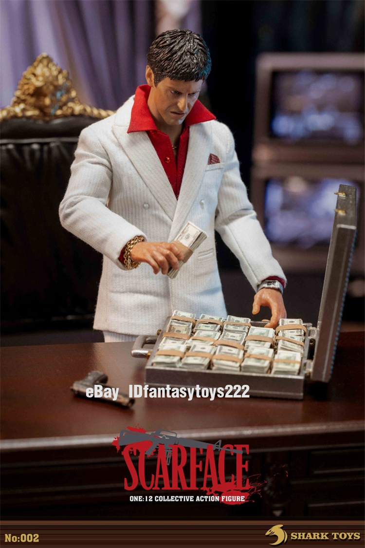 1/12 Scale 002B Ver. SHARKTOYS Scarface Furious Tony Collectible