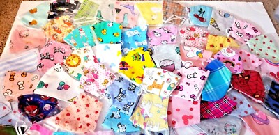 3 x pack HANDMADE FACE COVER ADULT Teen MASK popular MEGA Mix colorful washable
