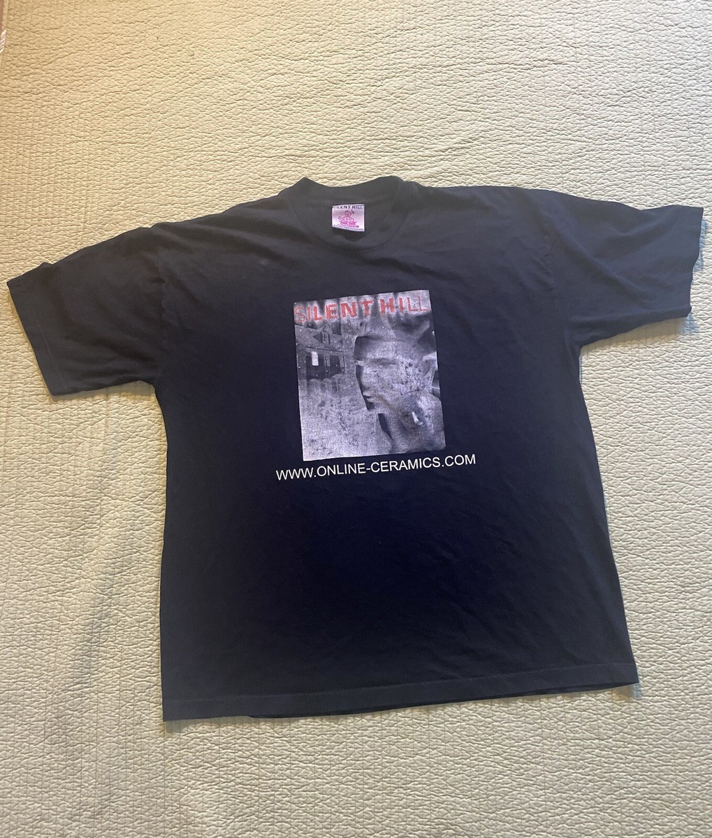 XL Silent Hill 2 x Online Ceramics Black Welcome to SH Tee t Shirt