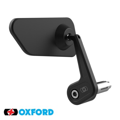 Oxford Horizon rechte Hand Bar Ende Motorrad Spiegel Universal Fahrrad Roller schwarz