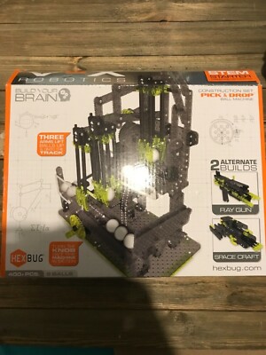 New HEXBUG VEX Robotics Construction Set Pick and Drop Ball Kit 400 Pieces STEM