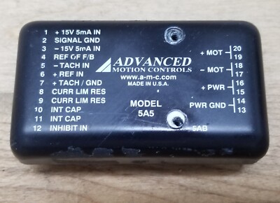 Advanced Motion Controls Model 5A5 Servo Motion Control Amplifier