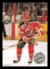 Claude Vilgrain #195 1991-92 Pro Set Platinum New Jersey Devils