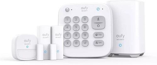 Eufy Security 5-Piece Home Alarm Kit, Home Security System, Keypad, Motion Senso