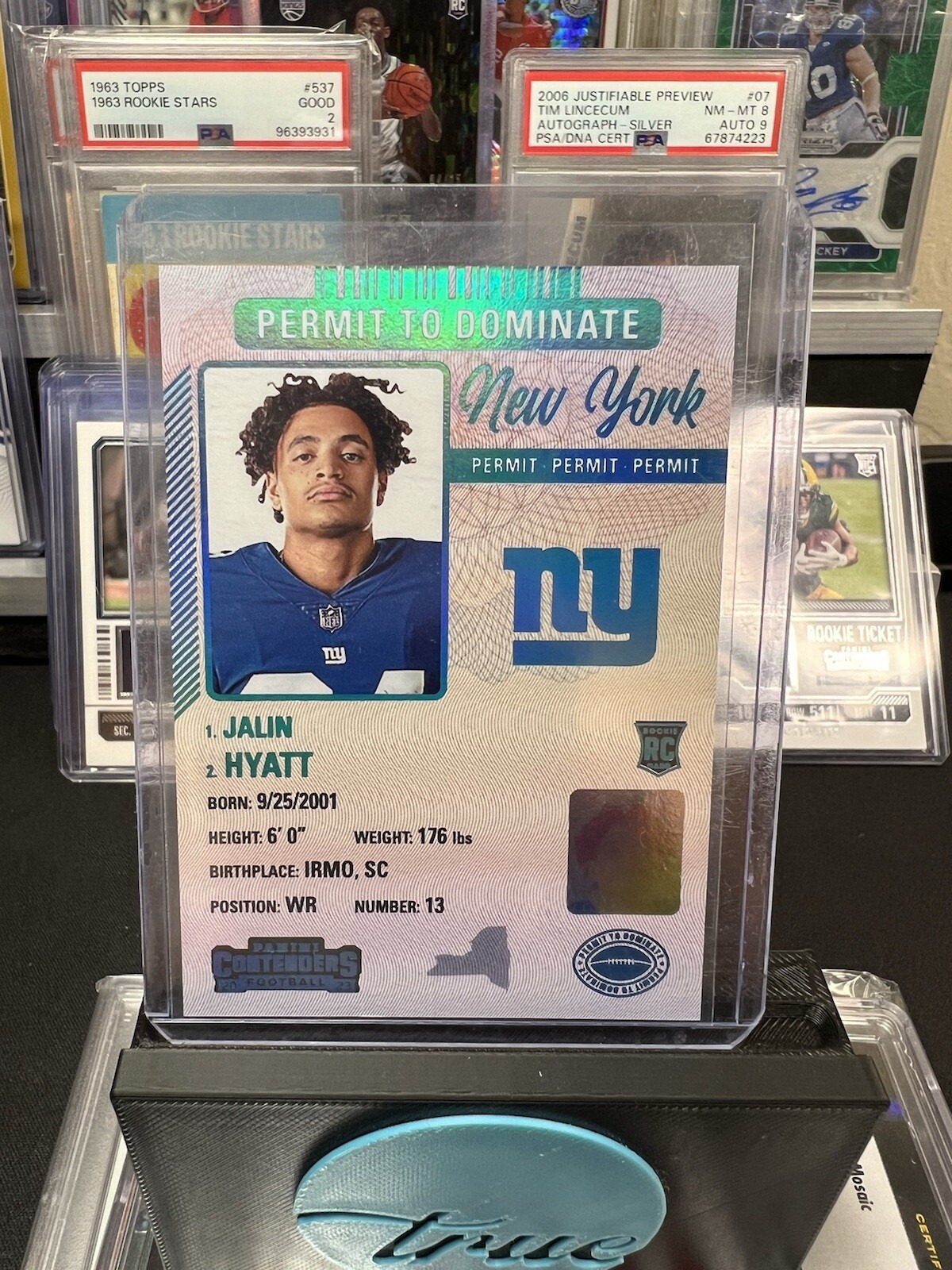 2023 Panini Contenders - Permit to Dominate #16 Jalin Hyatt (RC)