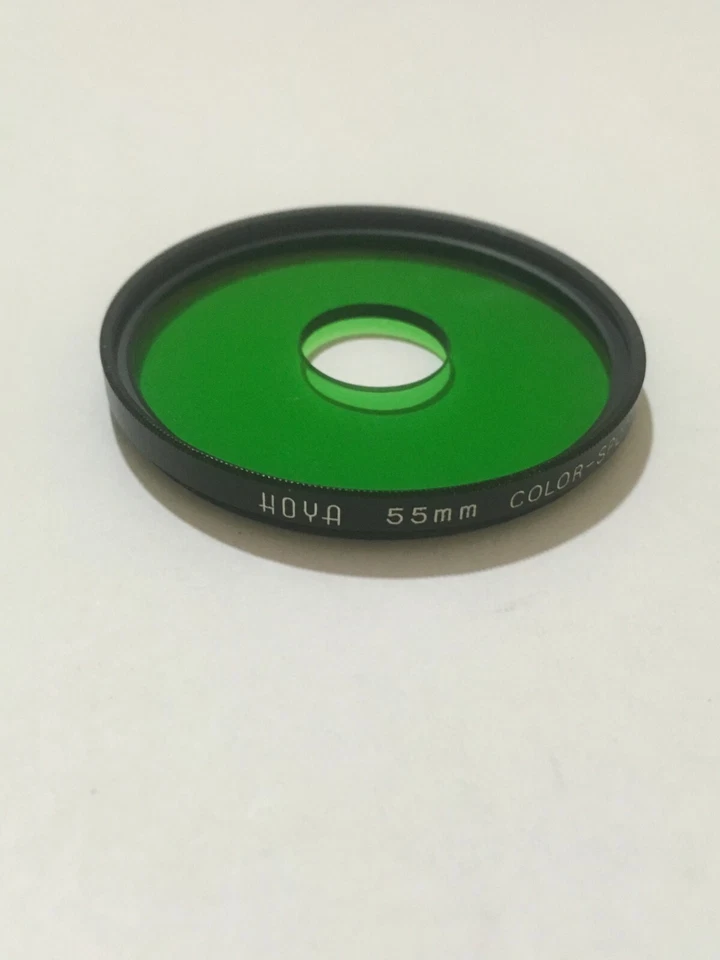 OLD NEW STOCK HOYA 55MM COLOR-SPOT GREEN SCREW IN FILTER WITH aAND BOX - Image 3 of 4