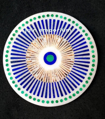 15'' antique Marble Coffee Center Table Top Pietra Dura Marquetry lapis Inlay