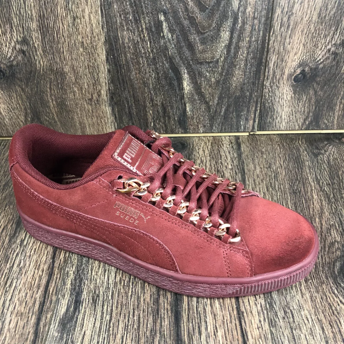 Puma suede pomegranate hotsell
