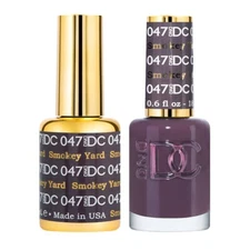 DND DC Match UV Gel + Nail Polish #047 Smokey Yard