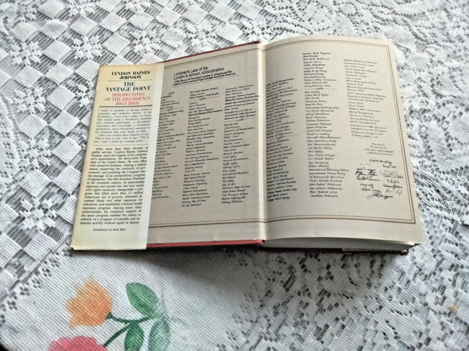 lyndon barnes johnson. the vantage point. perspectives of the presidency 1963-19