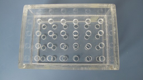 Menge 2 Nalgene Teil # 6730-0150 Acryl Beta Rohr Gestell - Bild 4 von 7