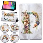 Letter Leather Case Stand Cover Fit Samsung Galaxy Tab S10 FE 10.9"(2025) Tablet