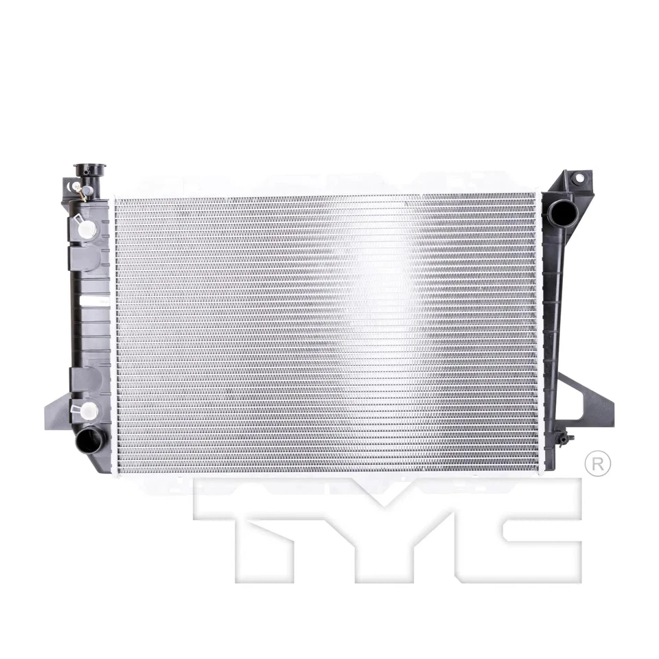 Conjunto de radiador TYC 1451 para 87-97 Ford Bronco F-150 F-250 F-350 - Imagem 4 de 4