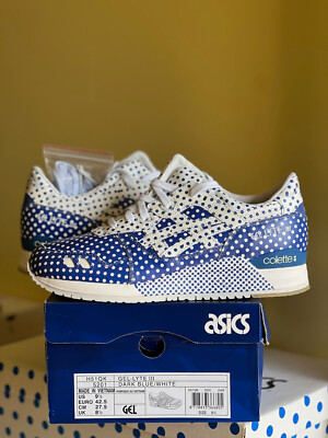 2015 Colette Asics Gel Lyte Iii 3 Punkte blau weiß gepunktet jjjound 1130 nyc