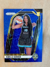 KAMILLA CARDOSO 2024 Panini Prizm WNBA Blue Velocity Rookie Card #149