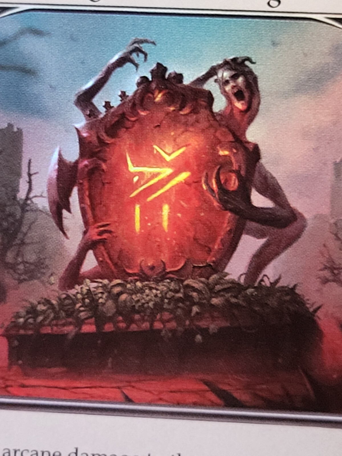 Sigil Of suffering foil (Blue) Rare Tales of Aria 1st Edition Fab Tcg NMf