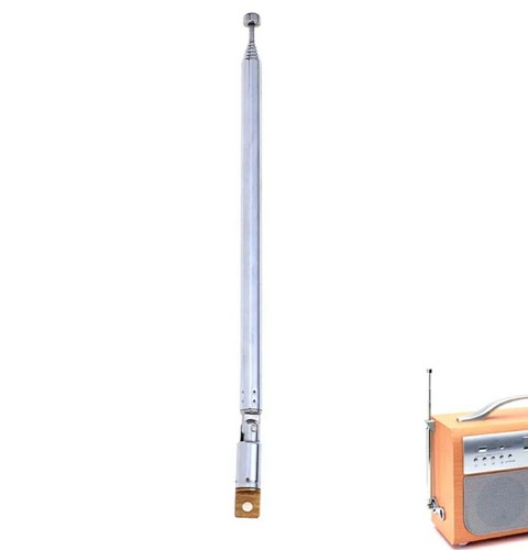 XL Telescope FM VHF DAB Radio TV Antenna 7-Segment Telescopic Antenna 360°Replacement New - Picture 2 of 4