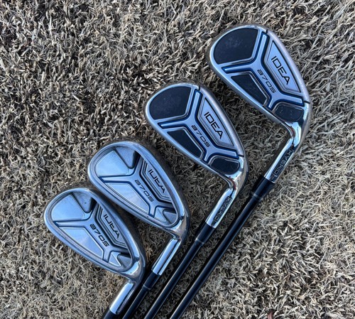 RH ADAMS GOLF IDEA A70S 7 THRU PITCHING WEDGE IRON SET SENIOR GRAPHITE