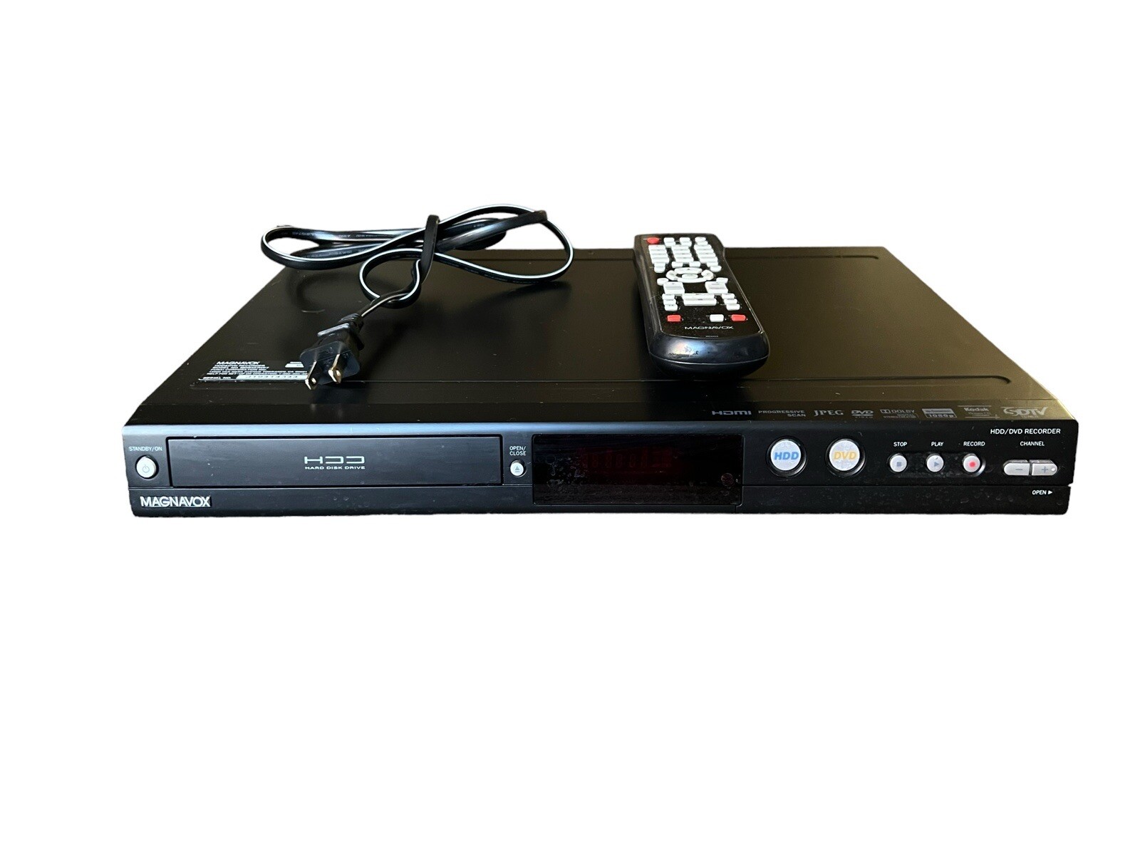 Magnavox MDR557H/F7 1TB Hard Drive DVD HDD Recorder HDMI AV With Remote