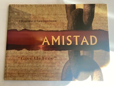 LOT of 3 / Amistad: Give Us Free RARE press book Film Steven