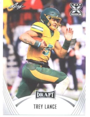 2021 Leaf Draft #4 Trey Lance North Dakota State Bison
