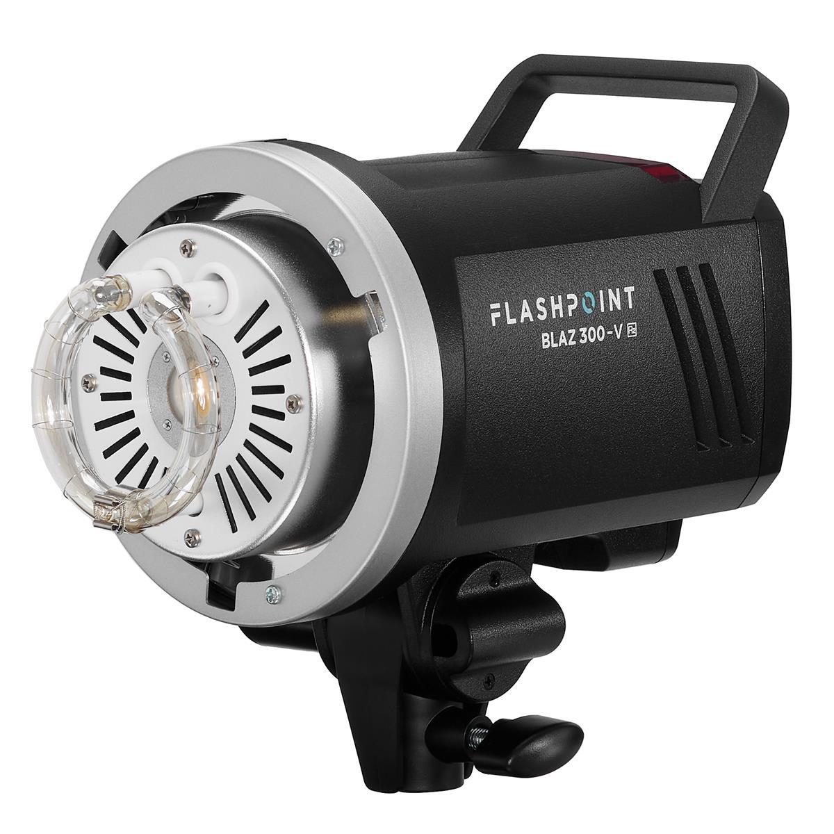 Flashpoint BLAZ 300-V 300Ws R2 Studio Monolight Flash, светодиодная лампа 10 Вт, крепление Bowens