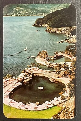 Las Brisas Hotel Acapulco Mexico La Concha Beach Postcard Chrome Unused 1970s
