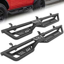 Side Running Boards Nerf Bars Step Plates For 2021-2025 2026 Ford Bronco 4 Doors
