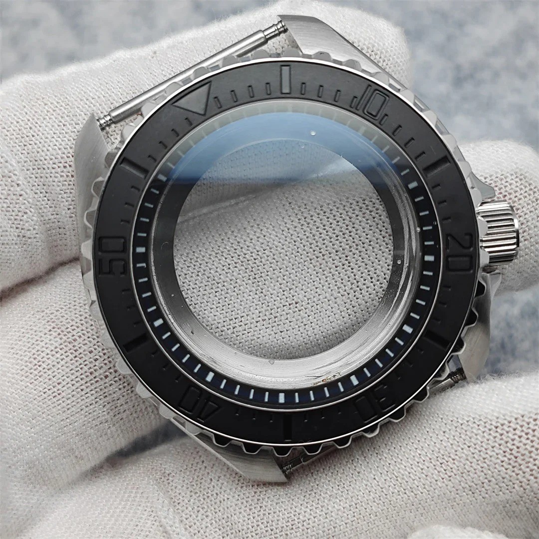 42mm SKX Style Diver Watch Case Sapphire Glass Fits NH35 NH36 Seiko Mod Parts