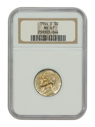 1944-D 5C NGC MS67 - Jefferson Nickel