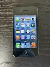 RARE Apple iPhone 4 16GB Black A1332 MC608LL IOS 6.0.1 AT T Grade B